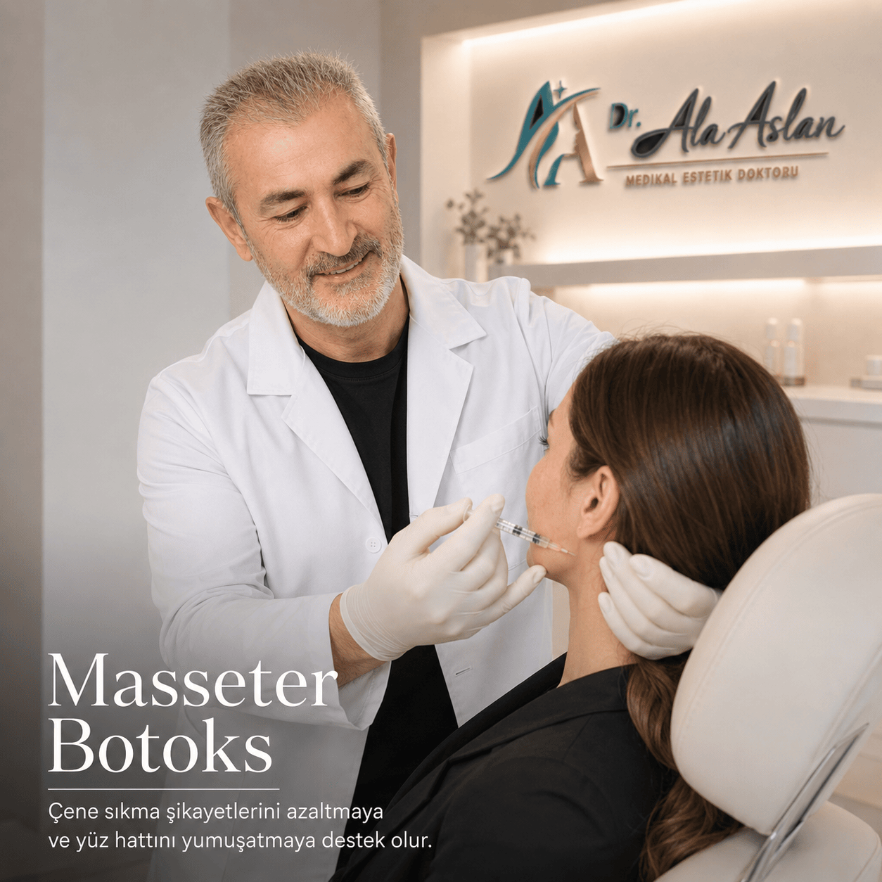Masseter Botoks örnek sunum görseli